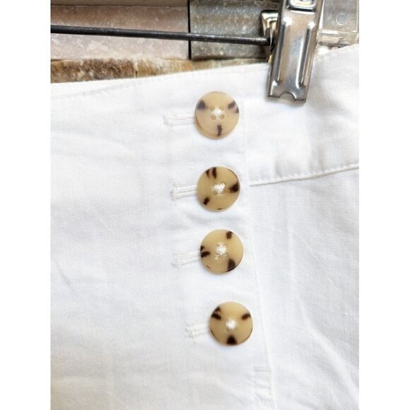 J. Jill Linen Stretch Straight Leg Sailor Capri Women's 6P - Picture 3 of 4